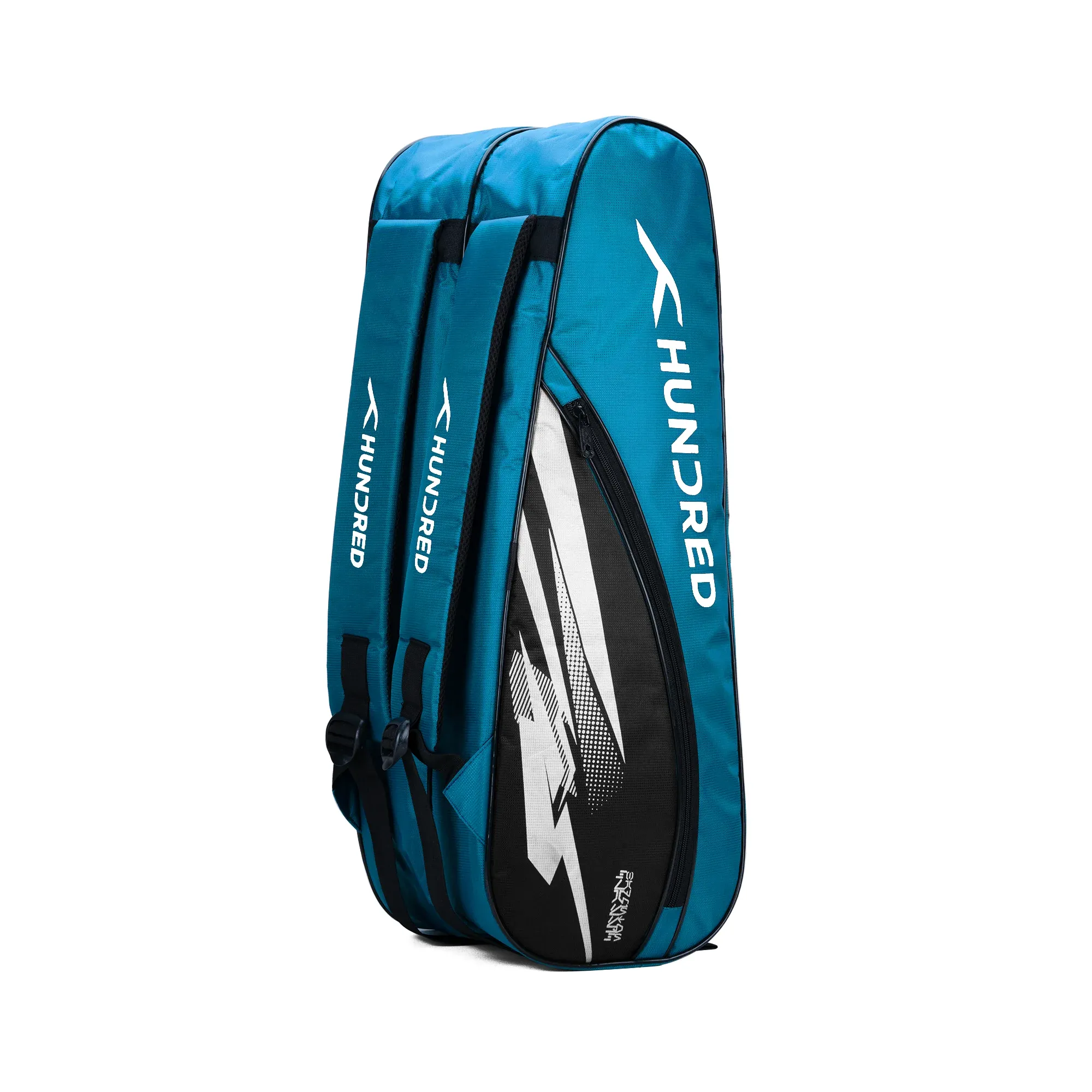 Hundred Cosmogear Badminton Kitbag - Teal Blue/Black - Image 2