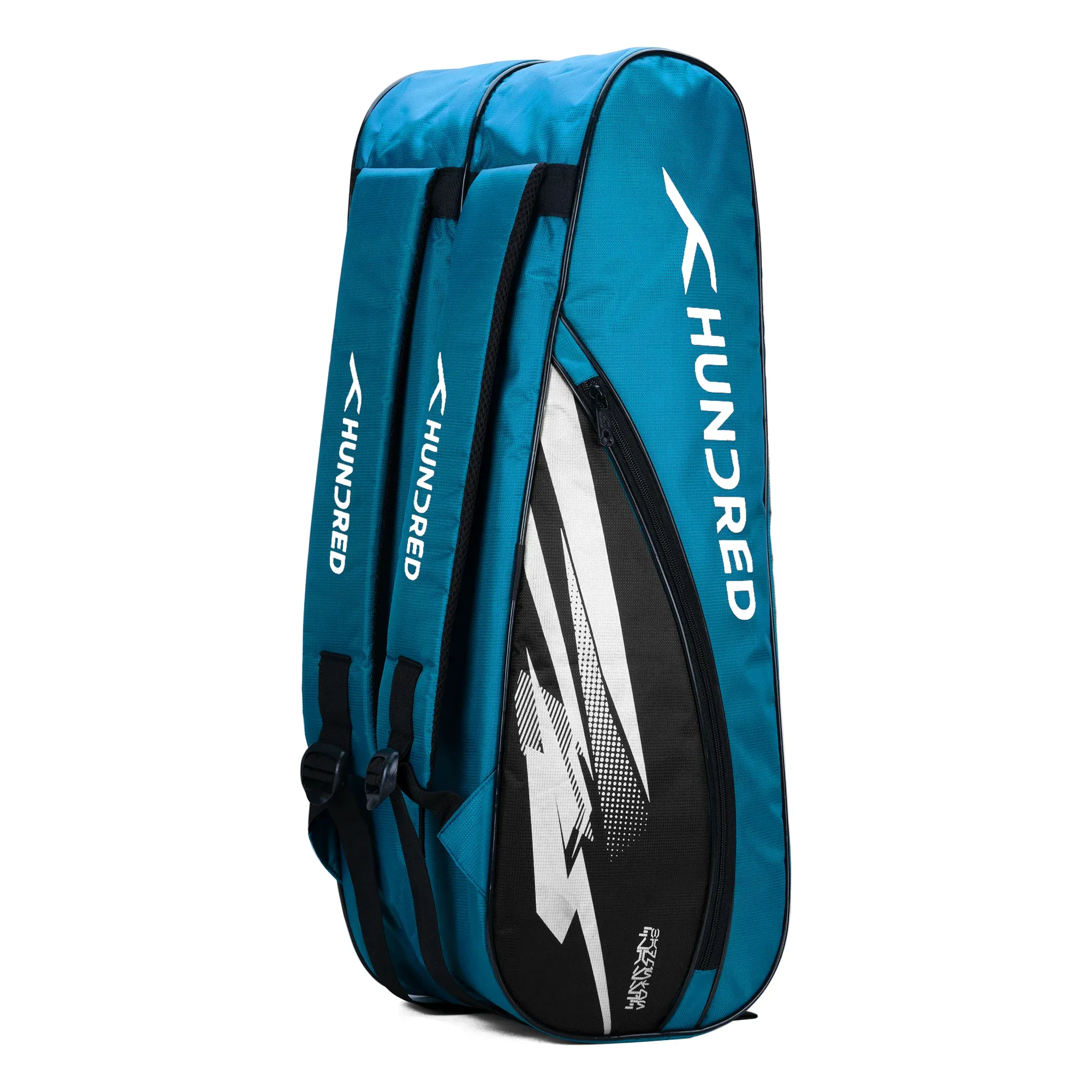 Hundred Cosmogear Badminton Kitbag - Teal Blue/Black - Image 3