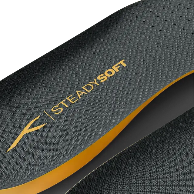 Hundred SteadySoft Insole - Dark Grey/Orange - Image 4