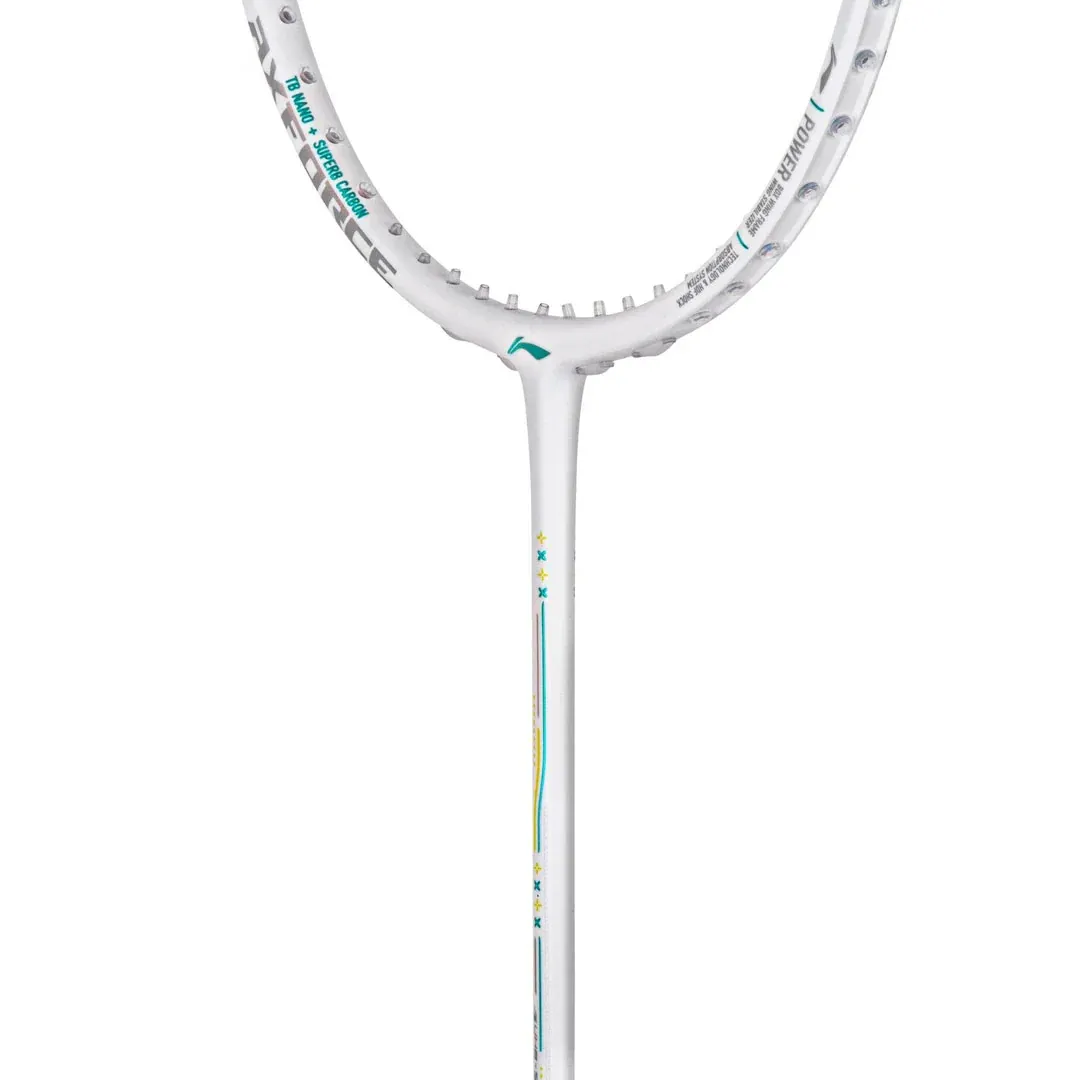 Li-Ning Axforce 60 4U Badminton Racket - White - Image 4