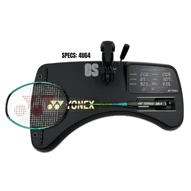 Yonex Nanoflare TX 4U Badminton Racket - Black/Mint - Image 2