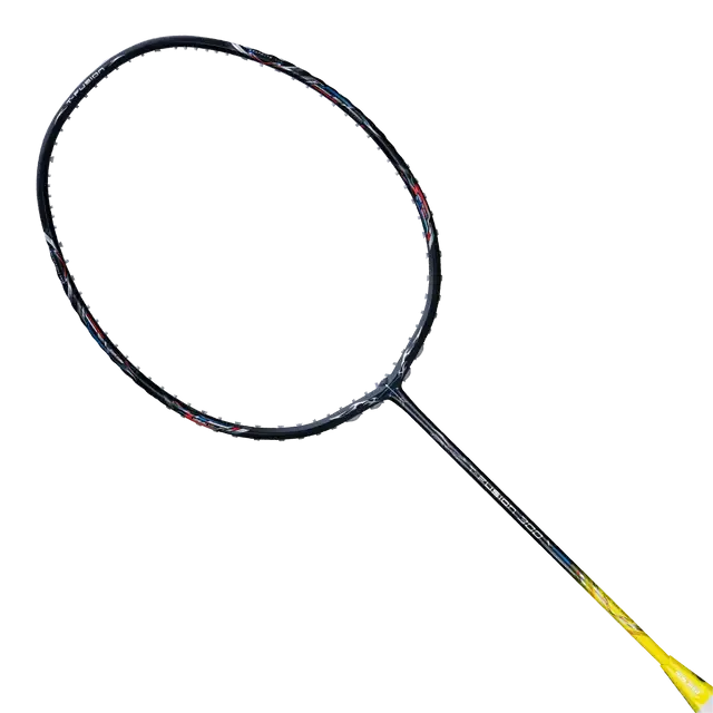 Hundred T-Fusion 300 5U Badminton Racket - Grey/Lime