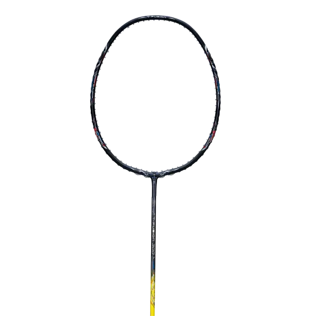 Hundred T-Fusion 300 5U Badminton Racket - Grey/Lime - Image 2
