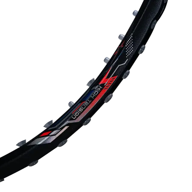 Hundred T-Fusion 300 5U Badminton Racket - Grey/Lime - Image 5