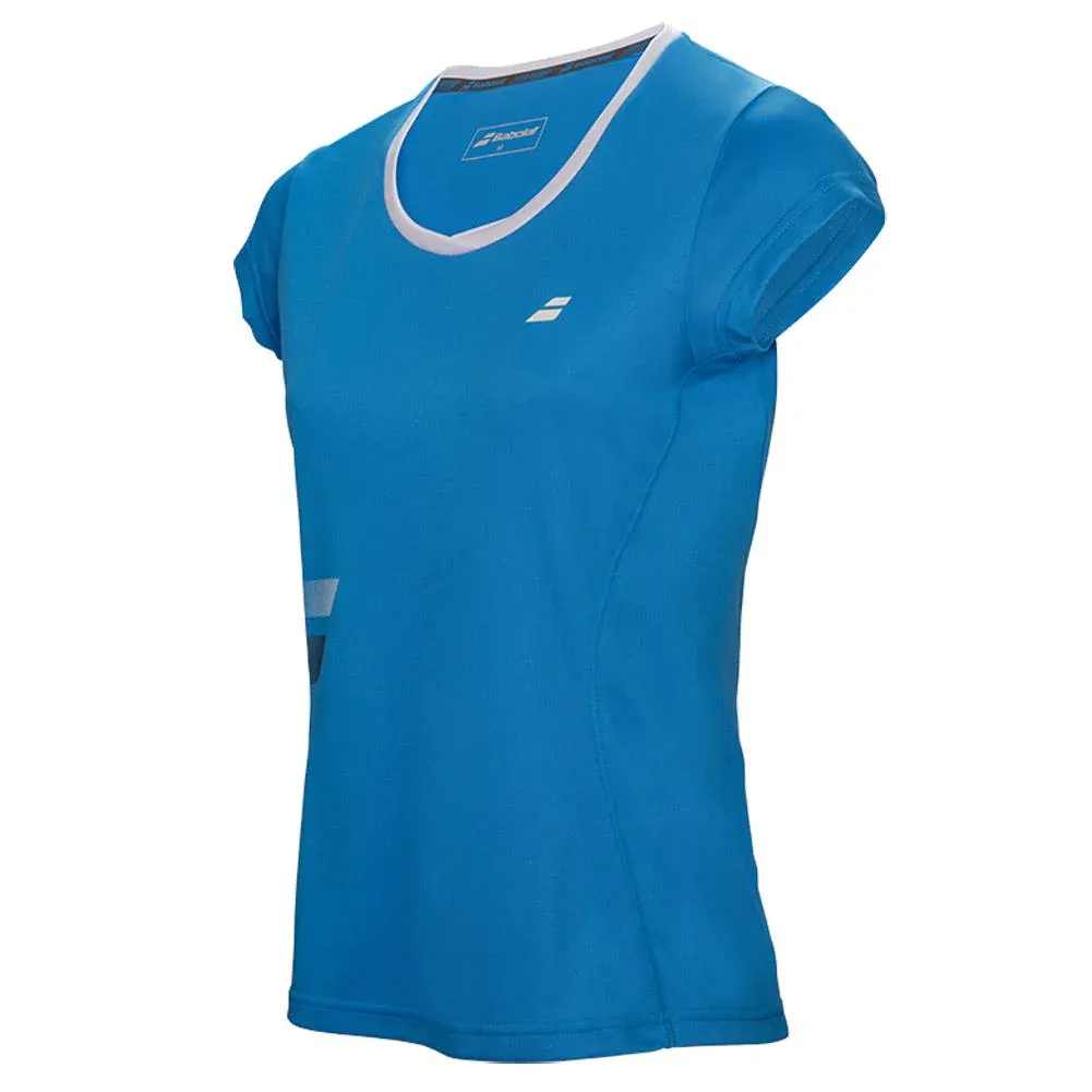 Babolat Core Flag Club 3WS17011 Tee Women (Blue) - Image 2