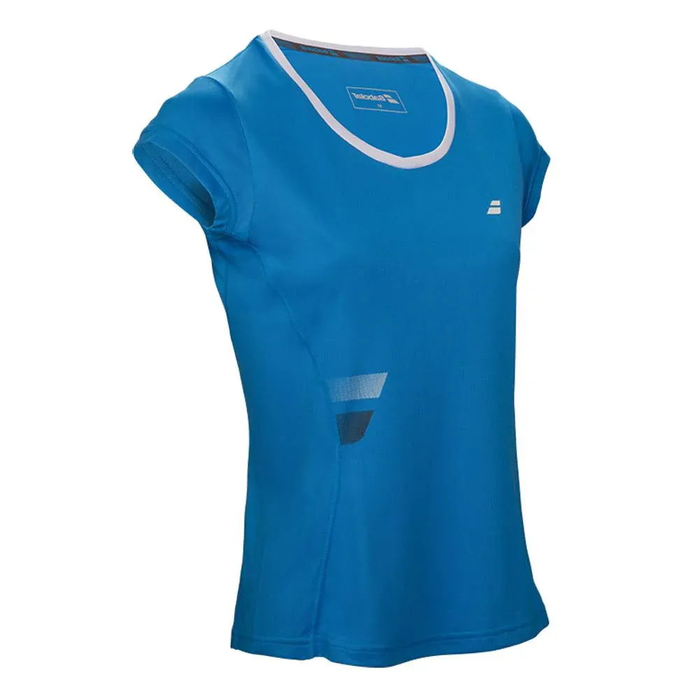 Babolat Core Flag Club 3WS17011 Tee Women (Blue) - Image 4