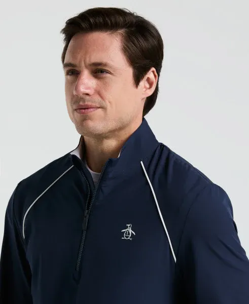 Original Penguin Long Sleeve Performance 1/4 Zip Layering (O1WSF002) Jacket Men - Image 4