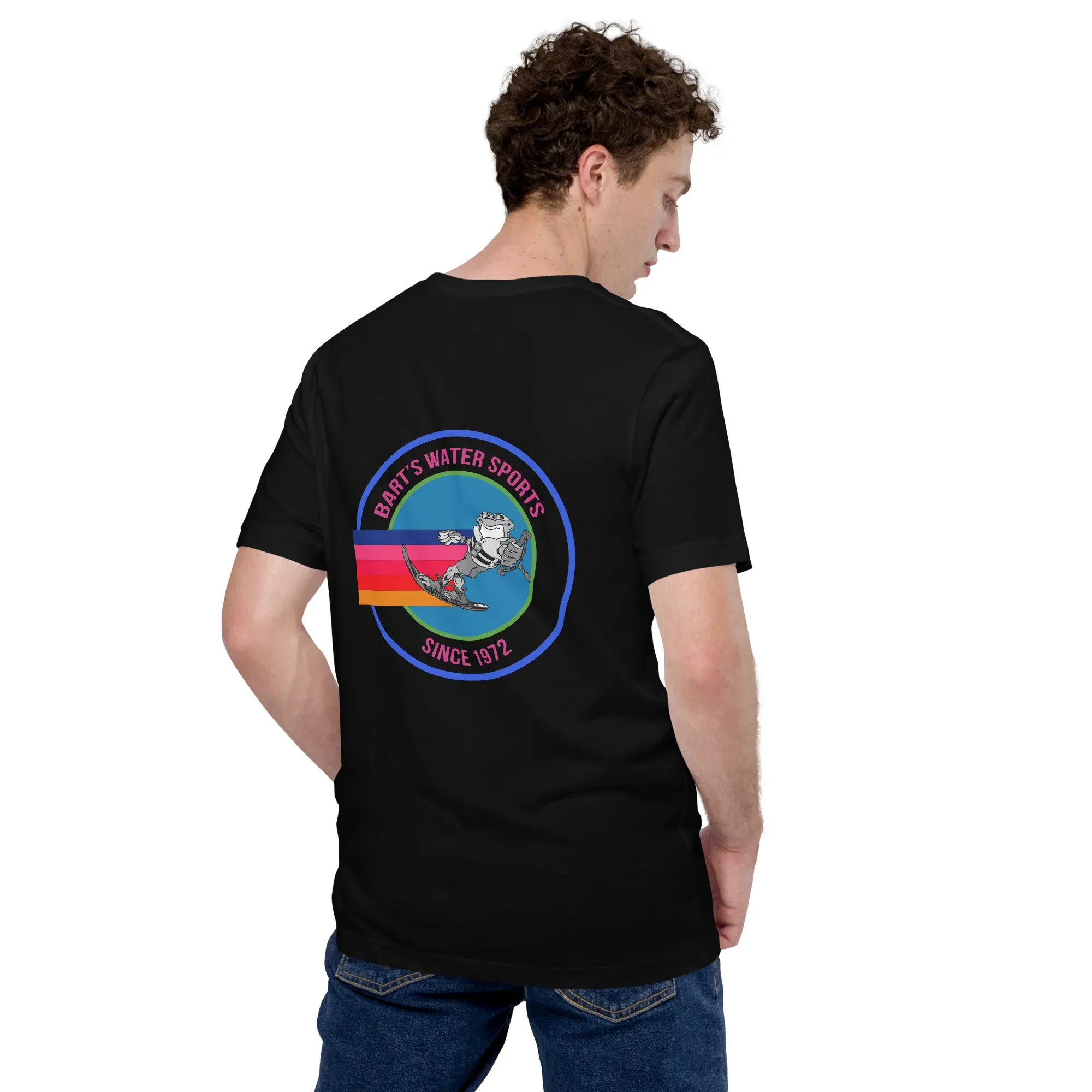 Frog Slalom Ski Unisex t-shirt - Bart's Water Sports - Image 2