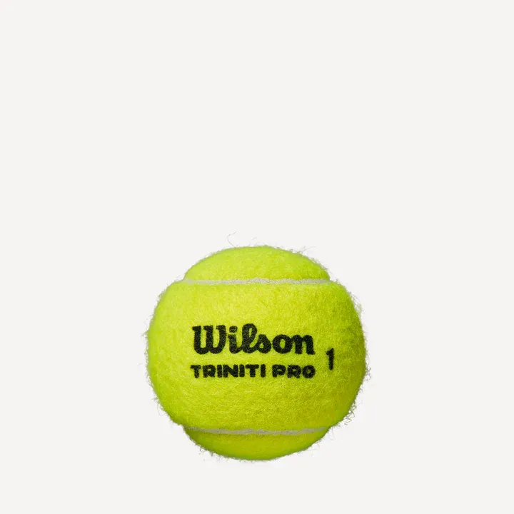 Wilson Triniti Pro 4 Pack Tennis Ball - Yellow - Image 2